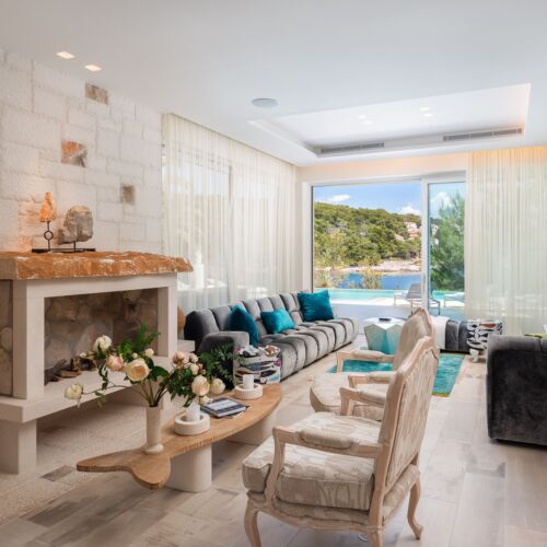 Domek całoroczny 12-osobowy z klimatyzacją z widokiem na morze