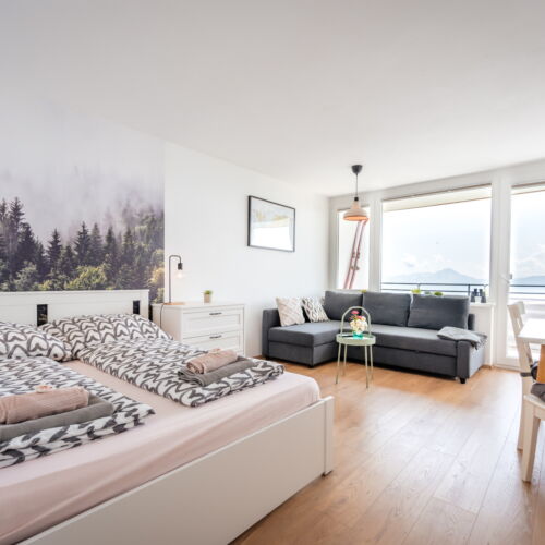 Mountain View Panoramic 2-Room Apartment for 6 Persons