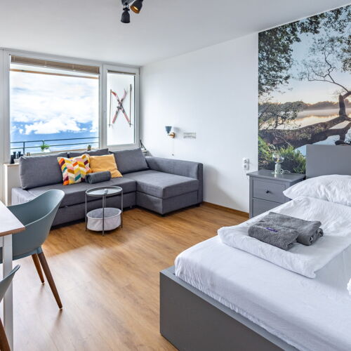 River View Mountain View 2-Room Apartment for 6 Persons
