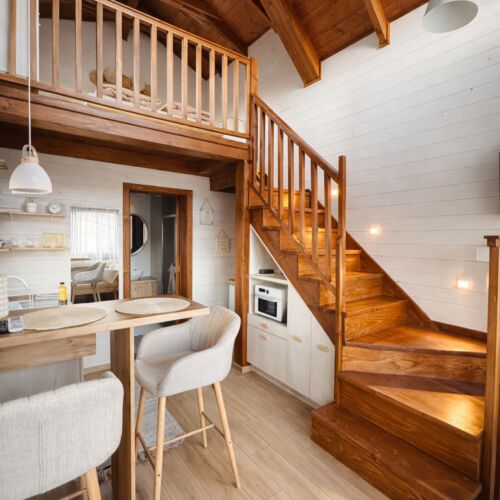Forest View Panoramic 1-Room Apartment for 2 Persons