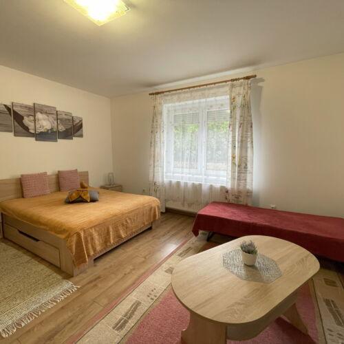 Apartament întreaga unitate cu vedere spre munte cu 2 camere pentru 8 pers.