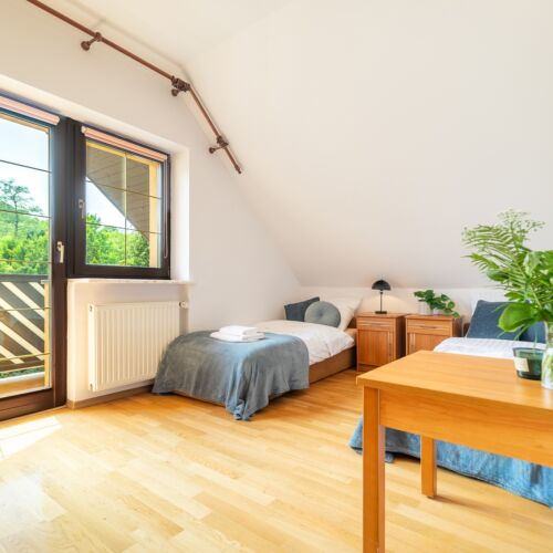 Apartament familial(ă) la etaj cu 3 camere pentru 5 pers.