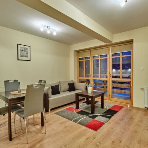2-Room Balcony Apartment for 4 Persons with Kitchenette