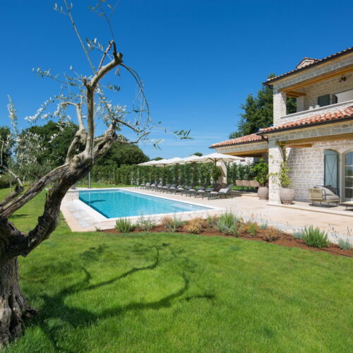 Ferienhaus mit Klimaanlage und Aussicht auf das Meer