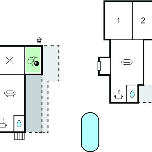 Domek letniskowy 5-osobowy 