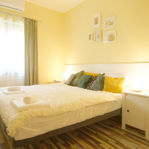 Camera twin cu grădină cu chicinetă comună