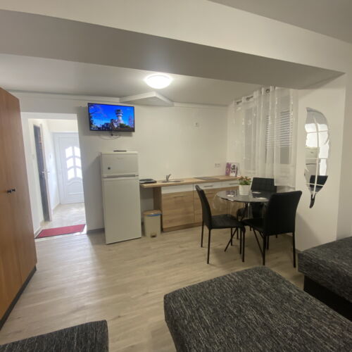 Apartman s koupelnou s vlastní kuchyňkou pro 3 os. s 1 ložnicí