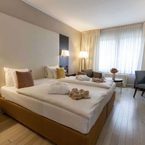 Camera dubla business la etaj