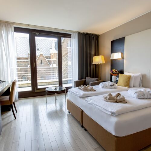 Camera single deluxe cu balcon