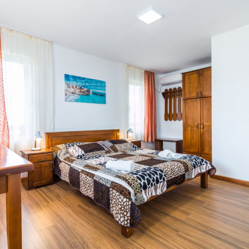 Camera dubla standard cu vedere spre grădină