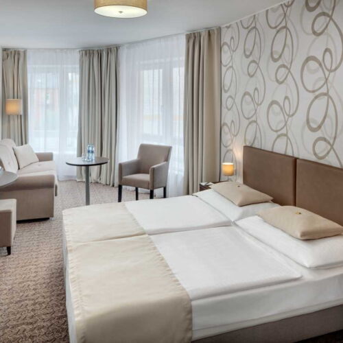 Deluxe  Pokoj s manželskou postelí (s možností přistýlky)