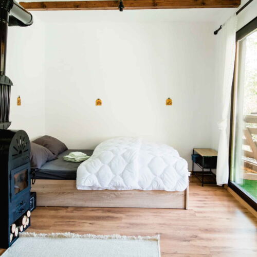 Domek drewniany 4-osobowy cały dom Romantyczny