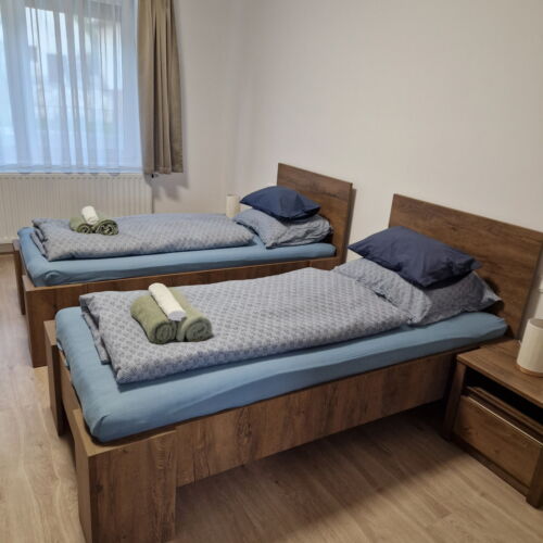 Apartament familial(ă) cu grădină cu 2 camere pentru 4 pers. (se poate solicita pat suplimentar)