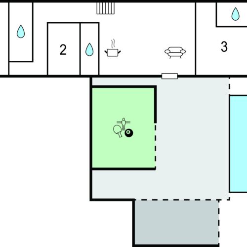 Casă de vară pentru 6 pers. (se inchirieaza doar integral)