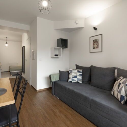 Apartman s manželskou postelí s 1 ložnicí (s možností přistýlky)