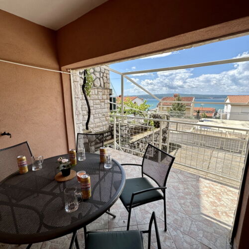 Pogled na more apartman za 4 osoba(e) sa 2 spavaće(om) sobe(om)