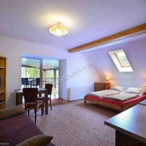 Apartament 4-osobowy na piętrze z widokiem na góry z 1 pomieszczeniem sypialnianym