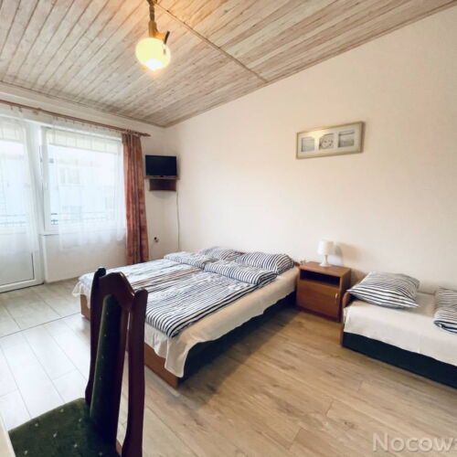 Pokój 3-osobowy z prysznicem z dostępem do ogrodu