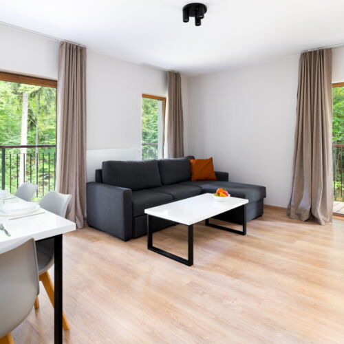 Apartament 6-osobowy z prysznicem z widokiem na góry z 3 pomieszczeniami sypialnianymi