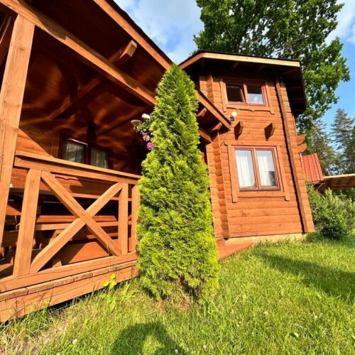 Familie Ferienhaus mit Aussicht auf den Wald