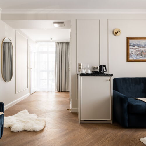 Apartament 4-osobowy z widokiem na góry z 2 pomieszczeniami sypialnianymi