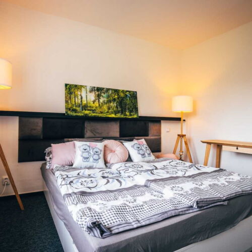 Apartment für 8 Personen mit Dusche und Eigner Küche (Zusatzbett möglich)