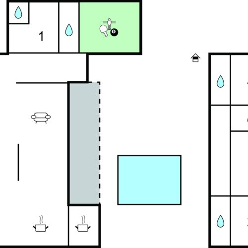 Casă de vară pentru 8 pers. (se inchirieaza doar integral)