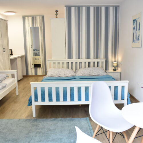 Apartament cu baie cu terasă cu 1 camera pentru 3 pers.