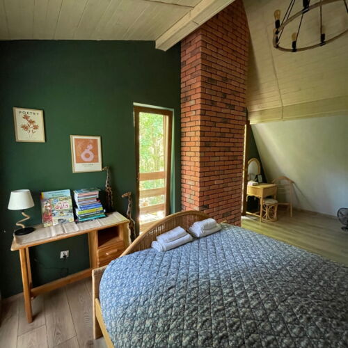 Domek weekendowy 6-osobowy cały dom z widokiem na las (możliwa dostawka)