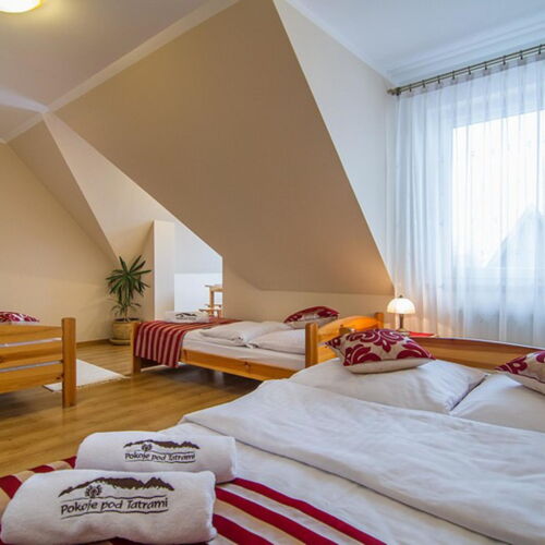 Pokój 5-osobowy z widokiem na góry