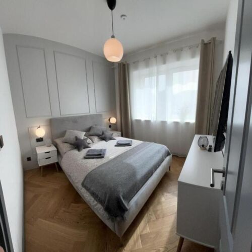 Apartament 6-osobowy z tarasem z własną kuchnią z 2 pomieszczeniami sypialnianymi