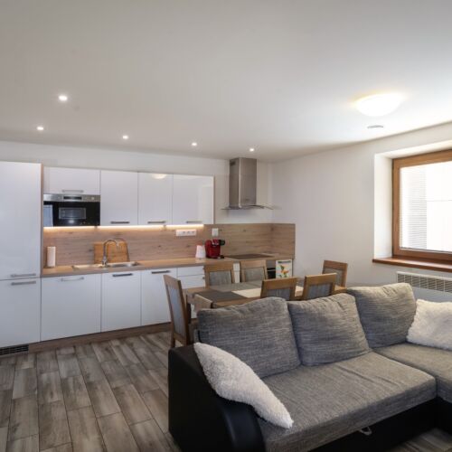 Apartmán so sprchou  pre 4 os. s 1 spálňou