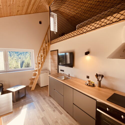 Family Suita s manželskou postelí s 1 ložnicí s výhledem na les