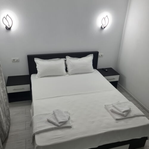 Camera dubla cu balcon cu vedere spre râu