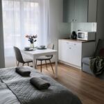 Légkondicionált saját konyhával 2 fős apartman 1 hálótérrel