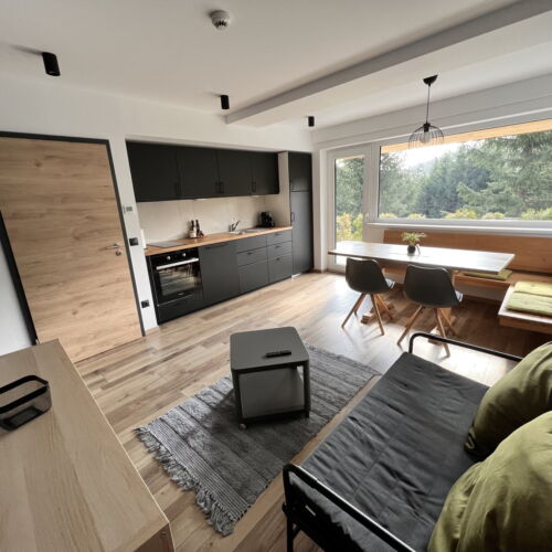 Rodinný Apartman s vlastní kuchyní s manželskou postelí s 1 ložnicí