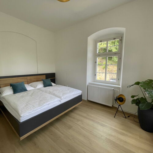 2-Room Apartment for 5 Persons with Shower and Kitchen