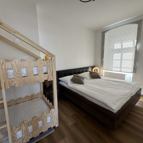 1-Room Family Apartment for 2 Persons with Shower (extra bed available)