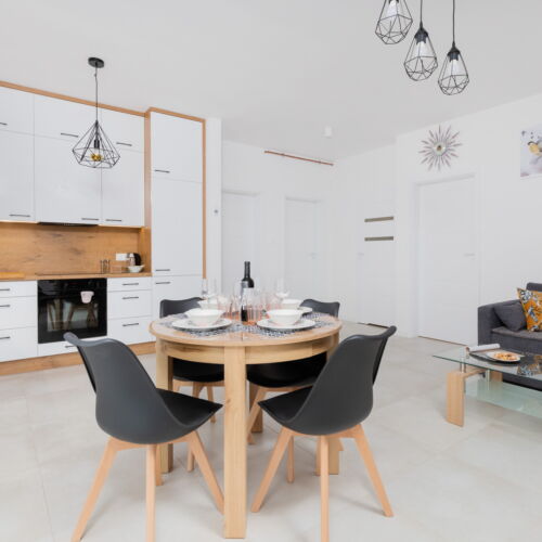 Apartament 6-osobowy z prysznicem cały dom z 3 pomieszczeniami sypialnianymi