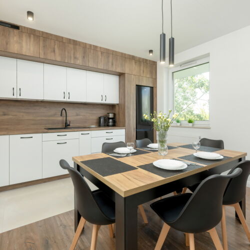 Apartament 6-osobowy z prysznicem cały dom z 3 pomieszczeniami sypialnianymi