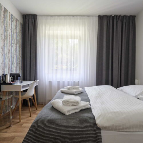 Camera dubla confort cu balcon