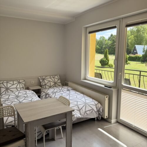 Pokój 5-osobowy na piętrze z widokiem na las