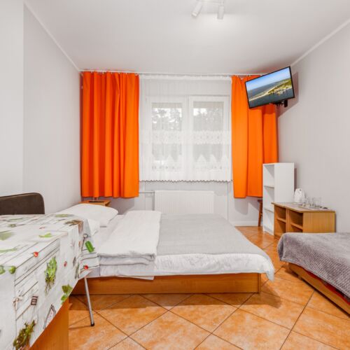 Pokój 3-osobowy na parterze z widokiem na las