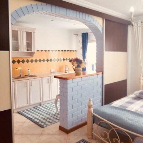 Apartament 2-osobowy na parterze Family z 1 pomieszczeniem sypialnianym (możliwa dostawka)