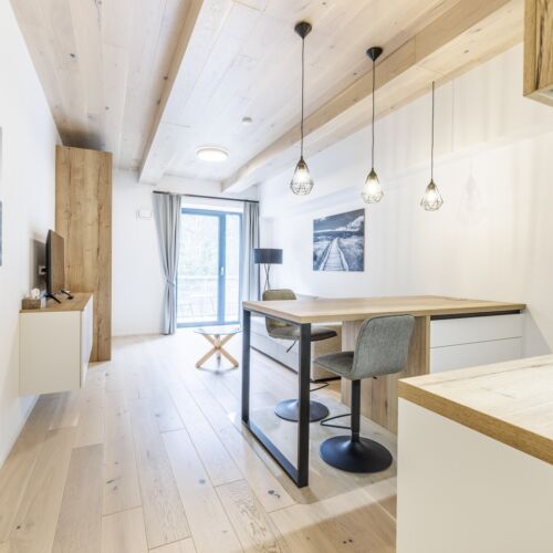 Camera twin cu baie cu bucătărie proprie