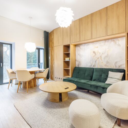 Camera dubla cu duș cu chicinetă proprie (se poate solicita pat suplimentar)