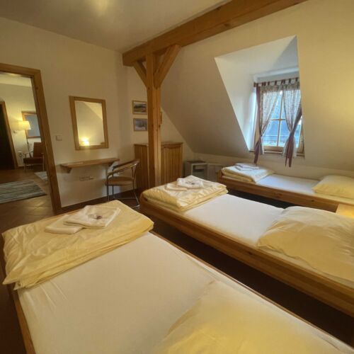 Apartman se sprchou  pro 6 os.