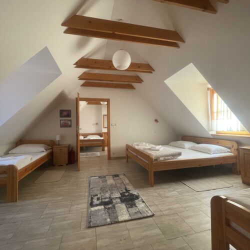 Apartman se sprchou  pro 7 os.