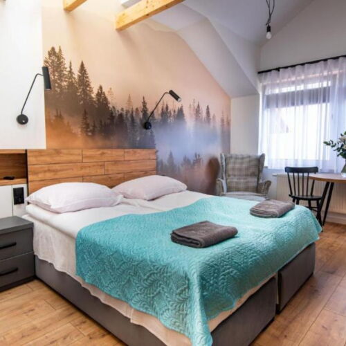 Upstairs 1-Room Apartment for 5 Persons