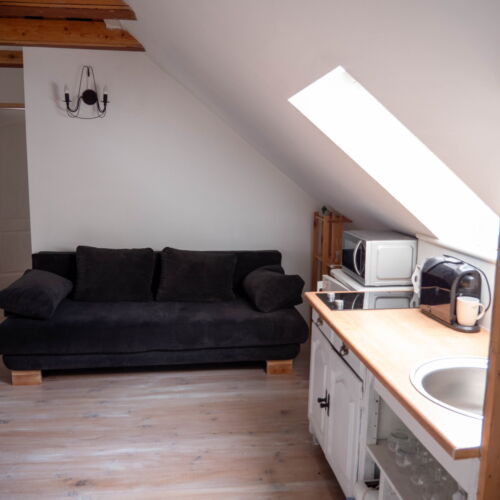 Apartament romantică cu aer condiționat cu 2 camere pentru 4 pers.